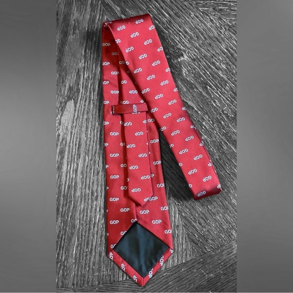 🇺🇸🐘”GOP” Men’s Republican Necktie! - Picture 4 of 13